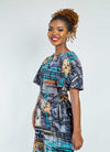 Pansy Jumpsuit - African Print