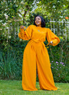 Mwasi Palazzo Set - Mustard